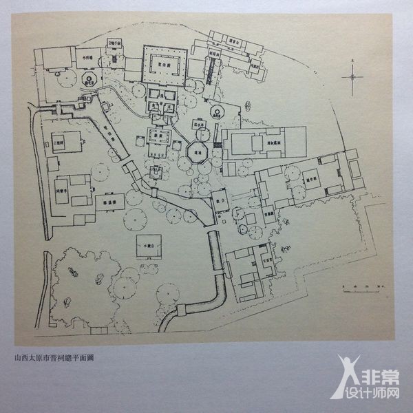 图1  晋祠建筑总平面图