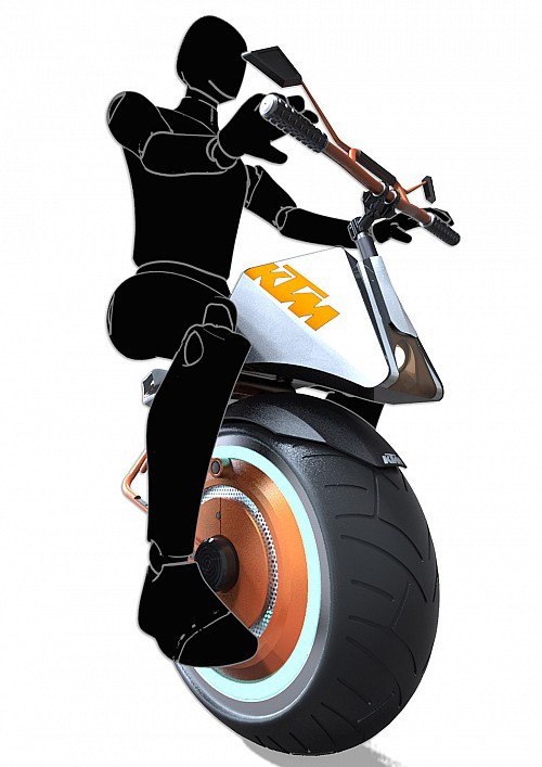 纯电动独轮摩托车KTM Unicycle