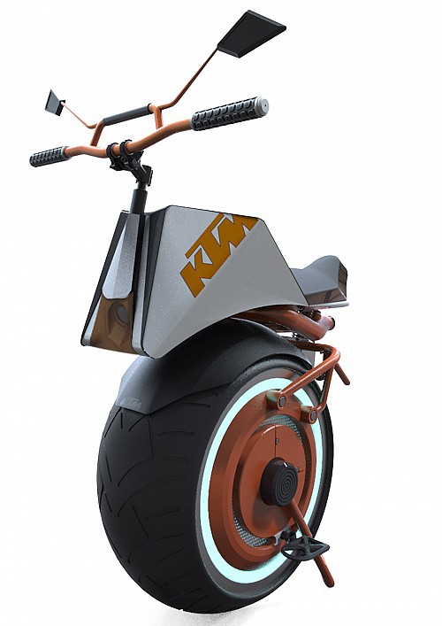 纯电动独轮摩托车KTM Unicycle